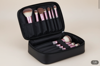 Makeup Brush Set - Cream Background